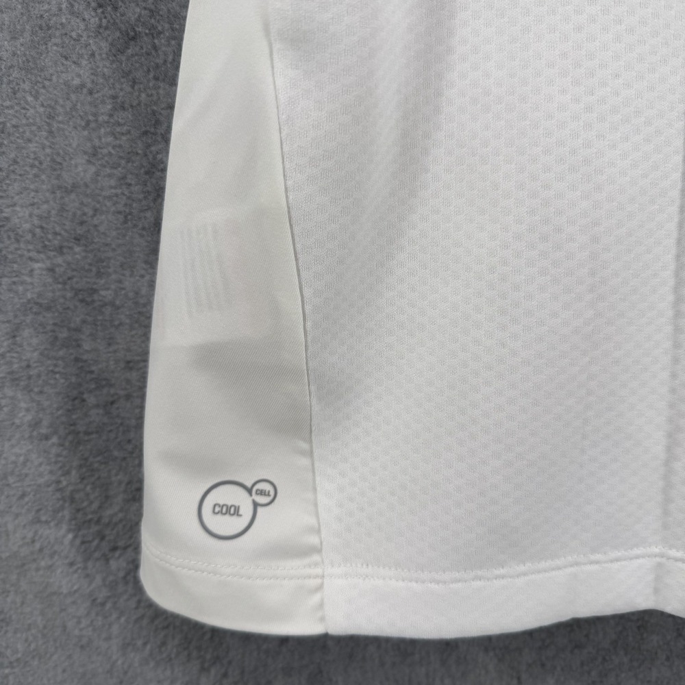 PUMA Cool Max Climate Control Duo Swing White Polo Shirt Women's Size L - Picture 11 of 13